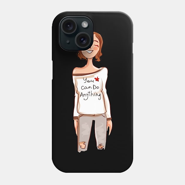 Happy Girl Phone Case by Feel Imagine Create