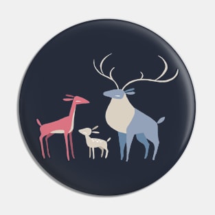 Winter Deer Pin