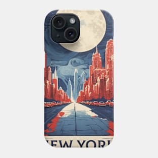 New York Starry Night United States of America Tourism Vintage Phone Case