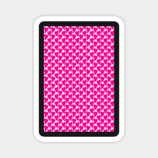 wavy pink hearts Magnet