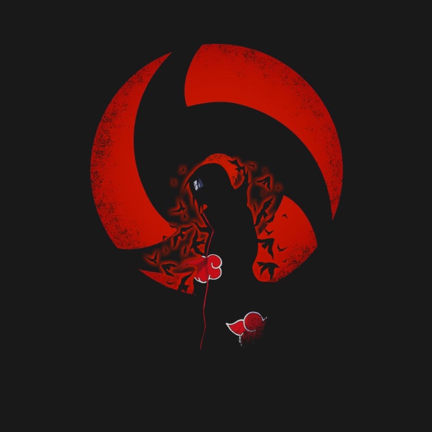 Itachi silhouette by MrizzArt