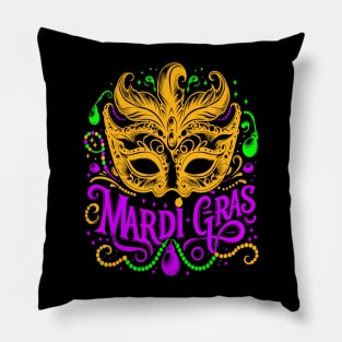 Mardi Gras Mask For Women Kids Men Pillow