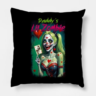 Daddy's Lil Zombie 02 Pillow