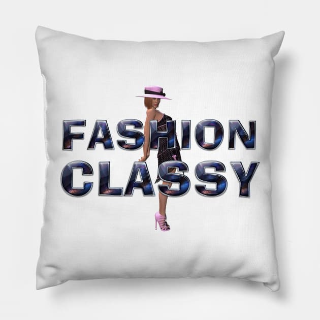 Fashion Classy Pillow by teepossible