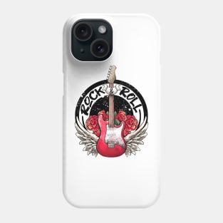 Lets Rock Rock&Roll Skeleton Hand Vintage Retro Rock Concert Phone Case