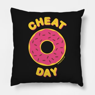 Cheat Day (Pink Donut) Pillow