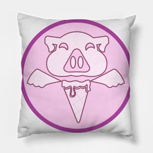 Pink Pigasus on a Cone Pillow