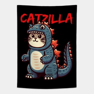 Catzilla Tapestry