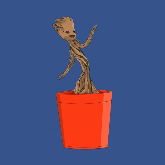 baby groot by dubcarnage