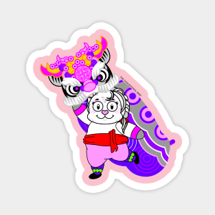 CNY: YEAR OF THE TIGER - LADY TIGER DANCER Magnet