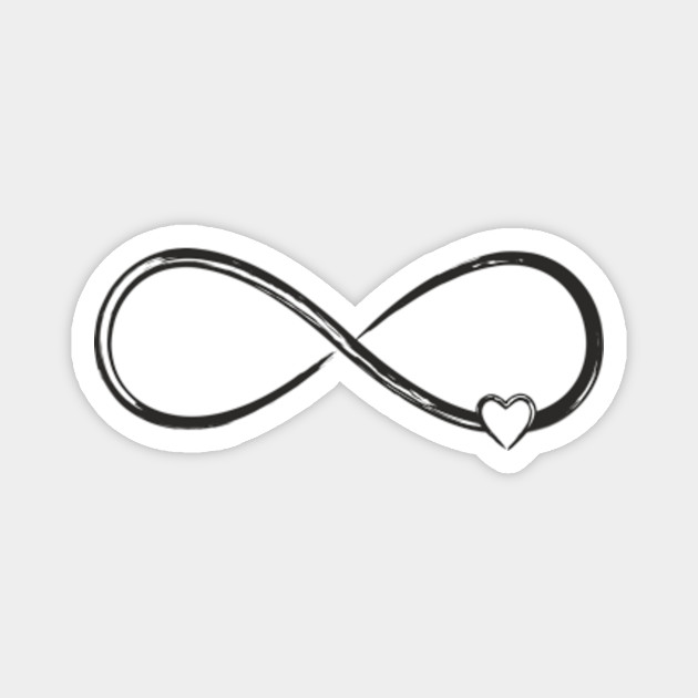 Infinity Heart Sign Symbol Gift Idea