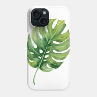 Tropical Exotic Green Leaf Phone Case