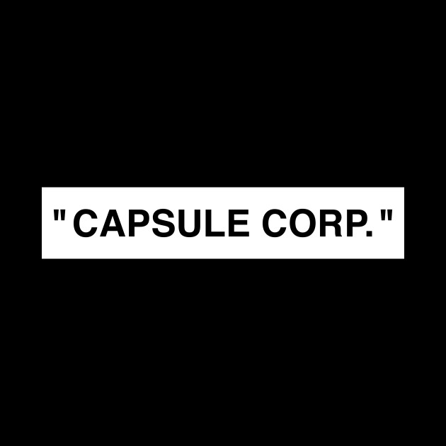 Capsule Corp Capsule Corp Dragonball Z Off White Phone Case