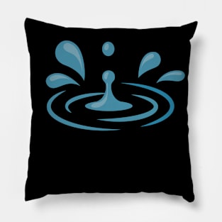 Water Droplets Pillow