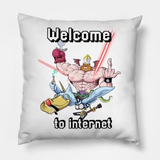 Welcome to internet Pillow