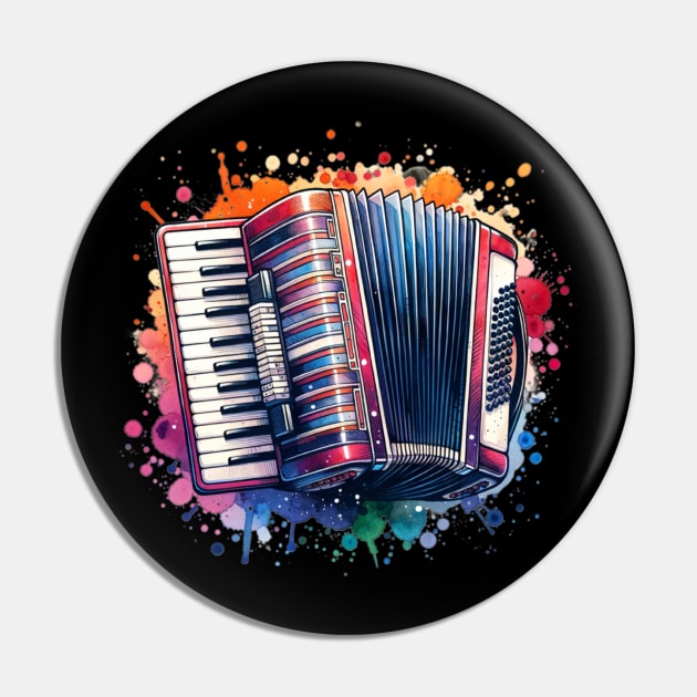 Splash of Accordion Pin by The Jumping Cart