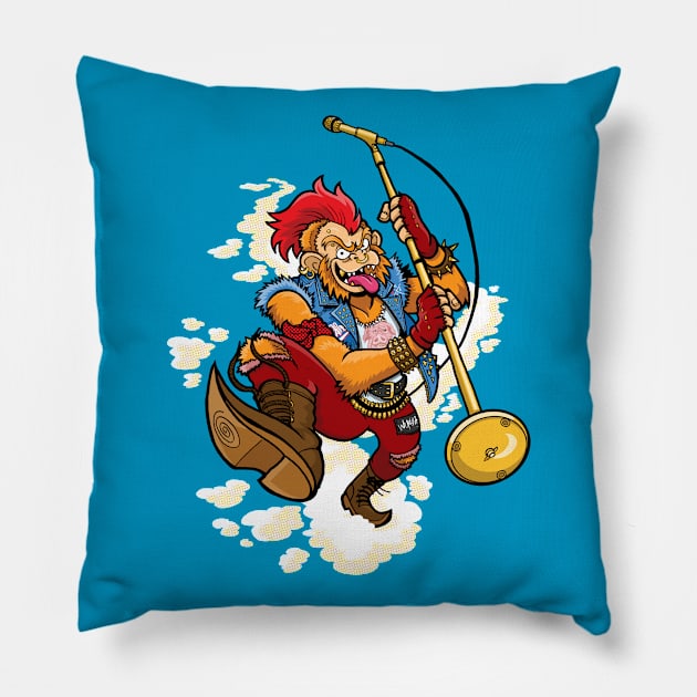 Punky King: Journey to the MAX!! Pillow by JCPDesigns