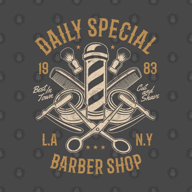 Daily Special Barber Shop Design by Jarecrow 