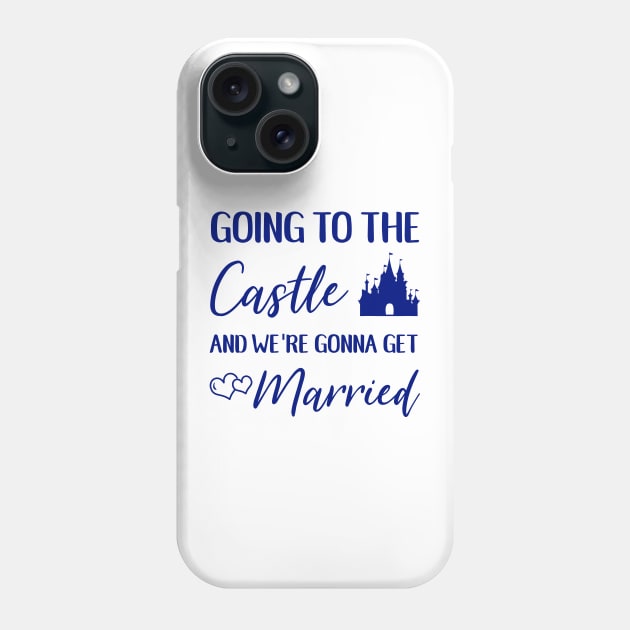 Going to the Castle - Blue Phone Case by fairytalelife