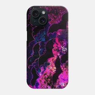 Bats In Flight Neon Pink Phone Case