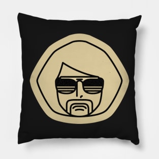 Jet Set Radio Portrait Icon - Golden Rhino Agent Pillow