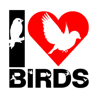 I Love Birds T-Shirt