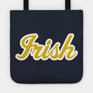 Retro Irish Script Tote