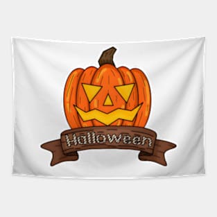 Jack-O-Lantern Halloween Tapestry