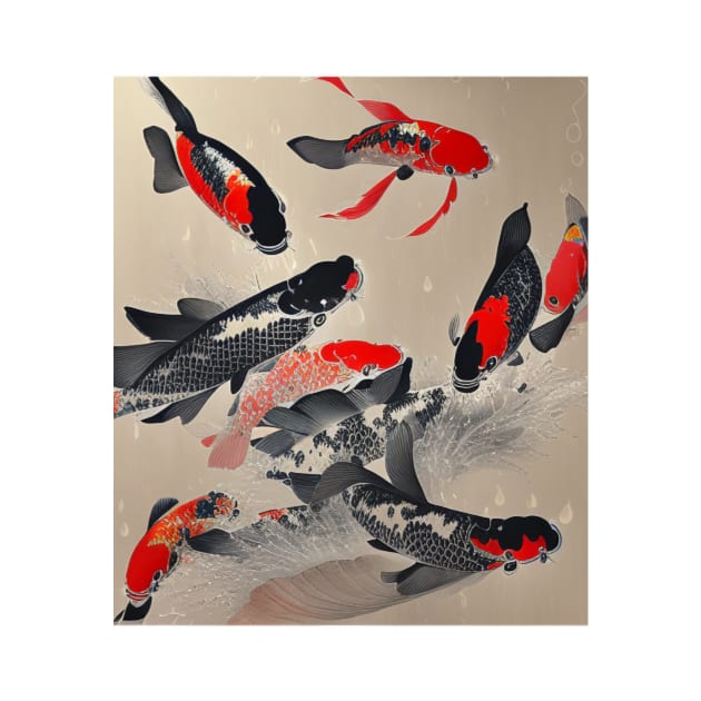 The Art of Koi Fish: A Visual Feast for Your Eyes 5 by Painthat