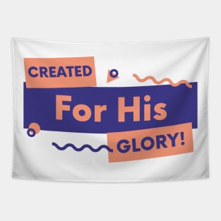 Created for his Glory Reformed theology shirt Tapestry