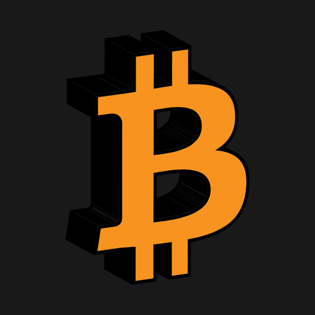 Bitcoin is The Future.  Hodl BTC Blockchain Design by kamodan