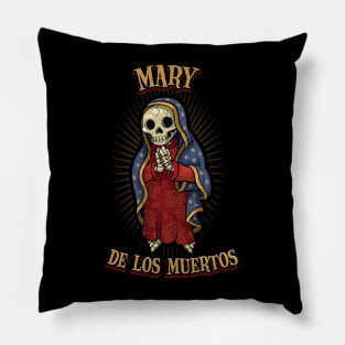 Mary de los Muertos Pillow