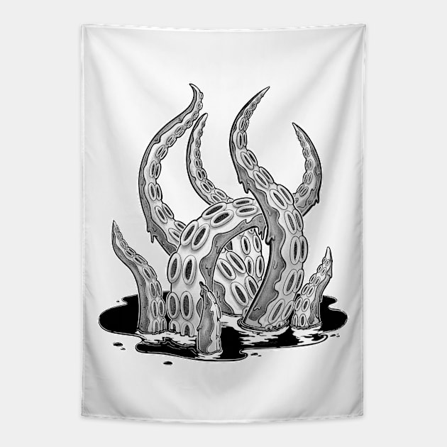 Inktopus Tapestry by Dark Kastles