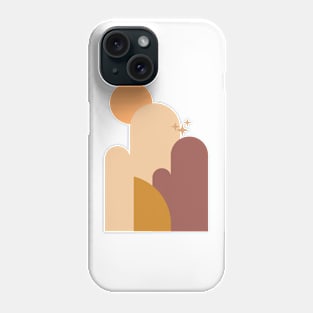 Boho Abstract Sun Design Phone Case