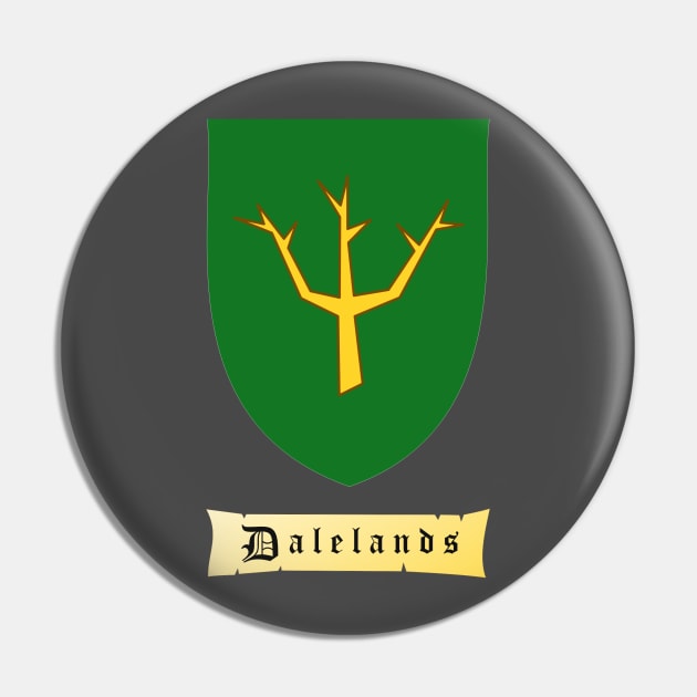 Dales Heraldic Shield Pin by ProgBard
