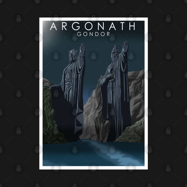 Argonath, Gondor by Omega Art