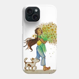 Spring Girl Illustration Phone Case