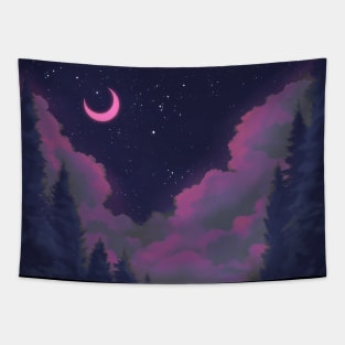 Rabbit Night Tapestry