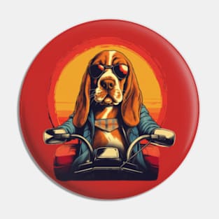 Cute basset hound dog biker gift ideas for all Pin