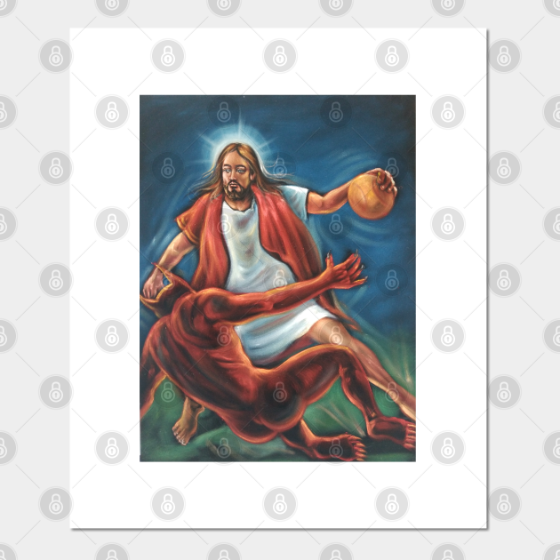 jesus crossing the devil - Jesus Crossing The Devil - Posters and Art ...