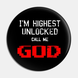 GOD Gamer Pin