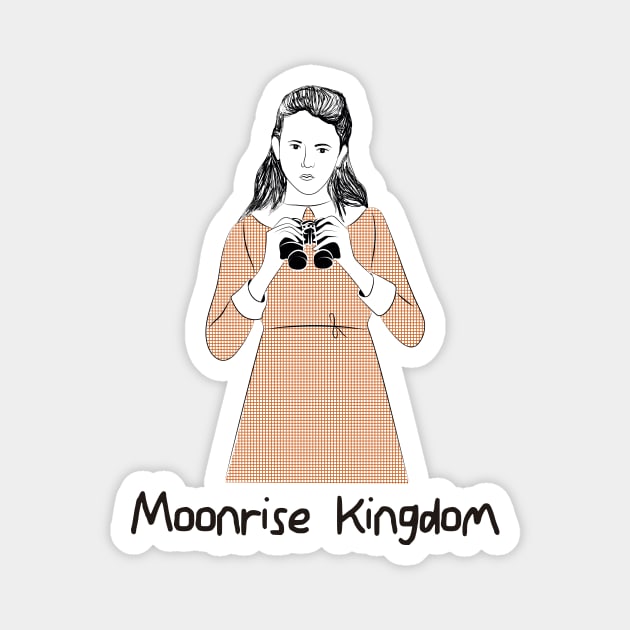 Moonrise Kingdom - Wes Anderson Magnet by mujeresponja