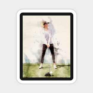On The Tee Watercolour Magnet