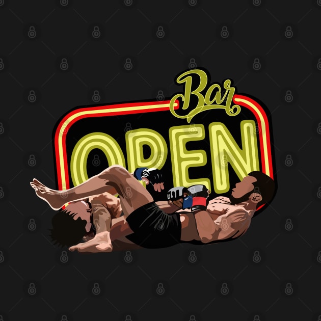 MMA - Arm Bar - Open Bar Awesome and Punny by WaltTheAdobeGuy