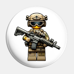 Tactical LEGO Pin