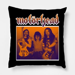 Motorhead Gradient White Pillow