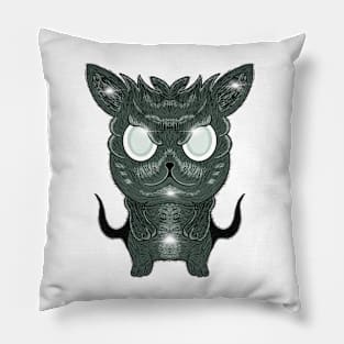 Fierce cat artwork Pillow