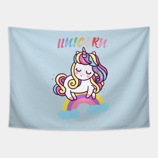 Rainbow Unicorn Lover Tapestry