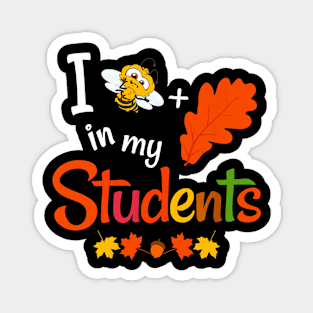 Fall Elementary Teacher Believe In My Students Autumn Magnet