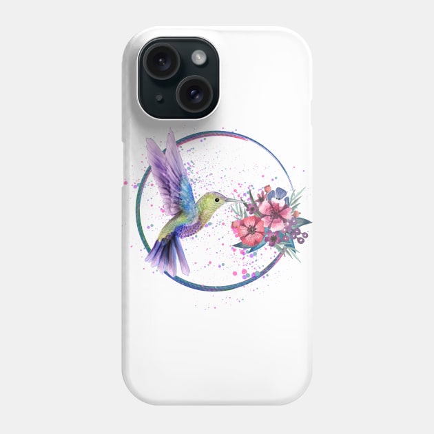 Hummingbird. Phone Case by Satic